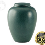 Tierurne Ceramica 4,0 Liter grün gesprenkelt